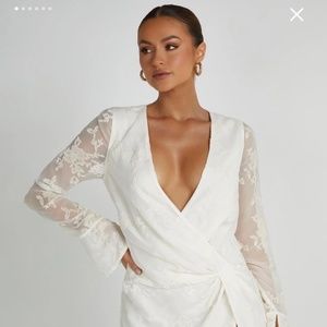 Meshki - Burnout Velvet Dress